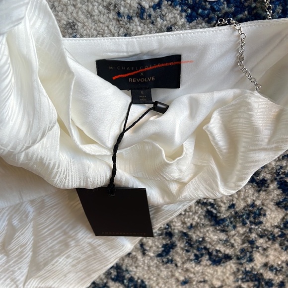 Michael Costello x REVOLVE Tessa Midi Dress in Ivory - Picture 7 of 9